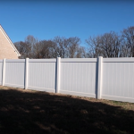 6’ White Lakeland Fence Brings Charm to Creek Oakland Home